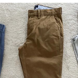 Tommy Hilfiger Mens TH flex custom chino Cohiba brown 30x32